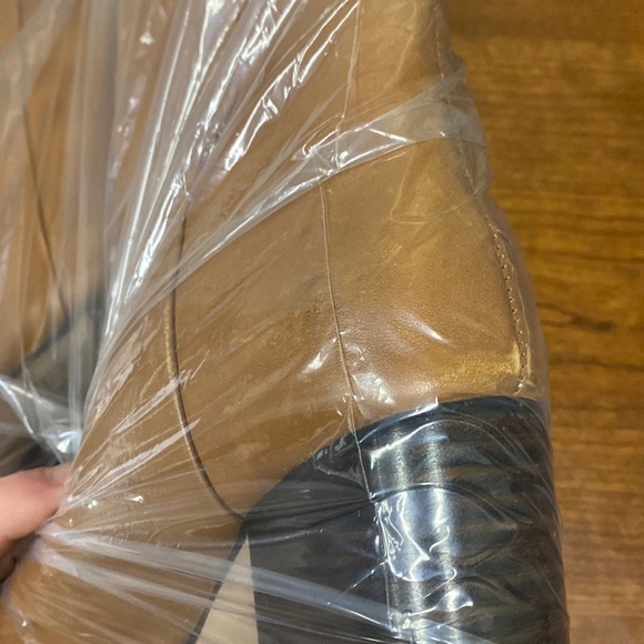 J Crew Sadie Knee High Boots In Leather BA567 rich oak - Picture 4 of 7